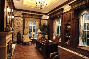 300平米别墅欧式风格家装装修图片设计-上海齐装网装修效果图