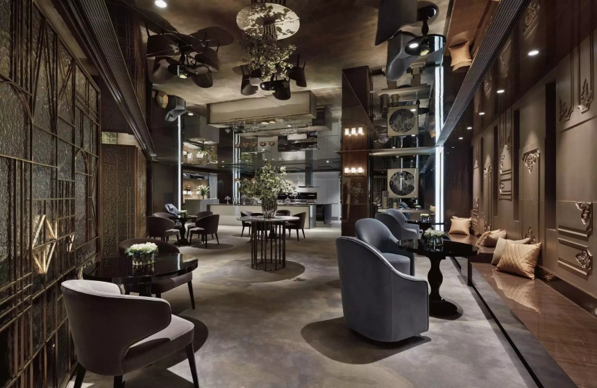 上海滨江一品苑售楼处,独特的海派空间设计美学