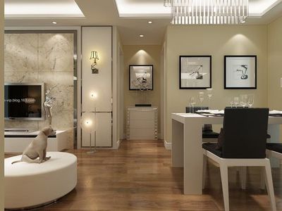 现代简约,旭辉锦庭现代简约91平米三居室装修设计图片_样板间_实景图-搜房网装修设计网