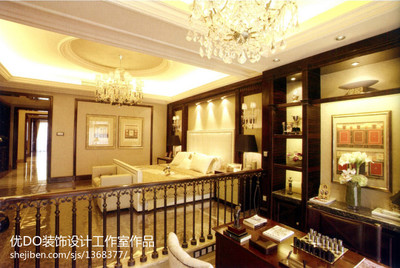 别墅豪宅420平米装修案例_效果图 - 上海佘山银湖别墅 - 设计本